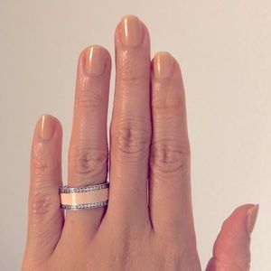 Pandora ring pink size 6